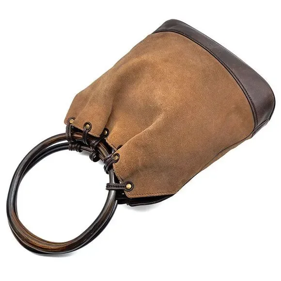 Suede Ring Tote Bag - Picture 4 of 6